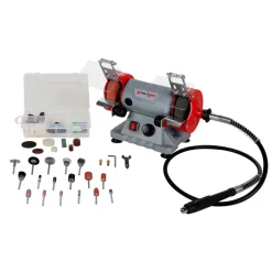 Mini touret double Ø 75 mm - 120W + accessoires - DSM75SET_230V HOLZMANN