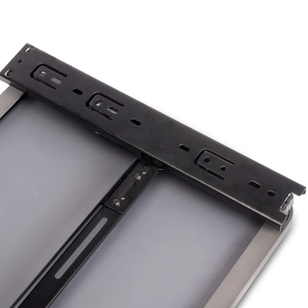 Miroir extractible et pivotant pour dressing Quartz - finition titane EMUCA