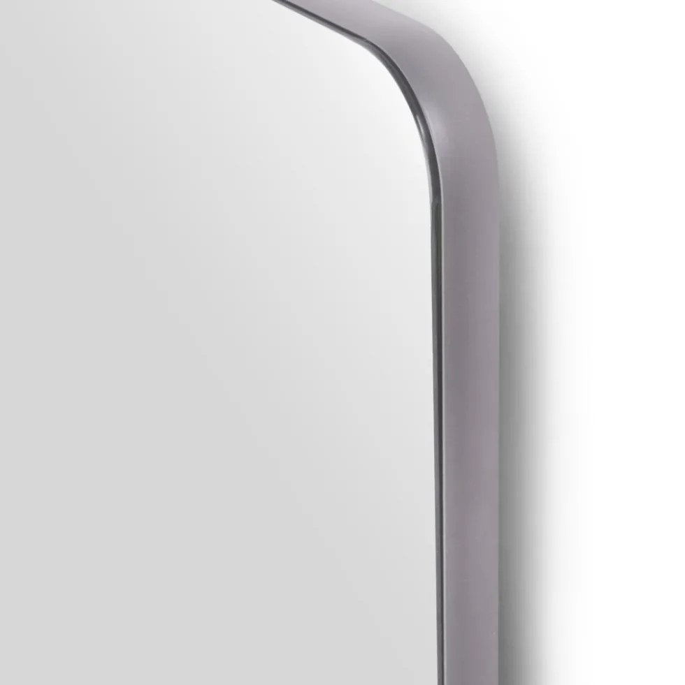 Miroir extractible et pivotant pour dressing Quartz - finition titane EMUCA