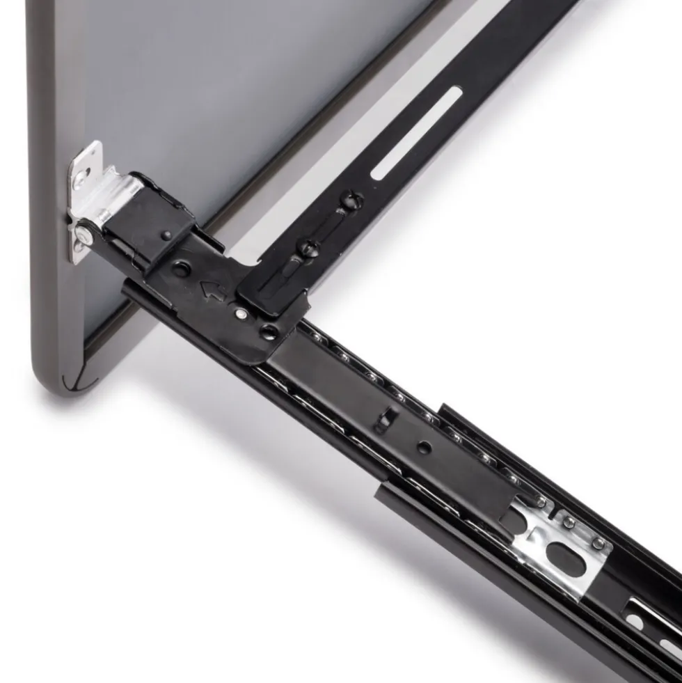 Miroir extractible et pivotant pour dressing Quartz - finition titane EMUCA
