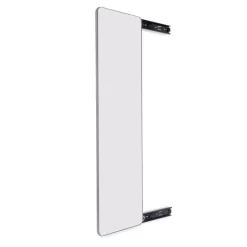 Miroir extractible et pivotant pour dressing Quartz - finition titane EMUCA