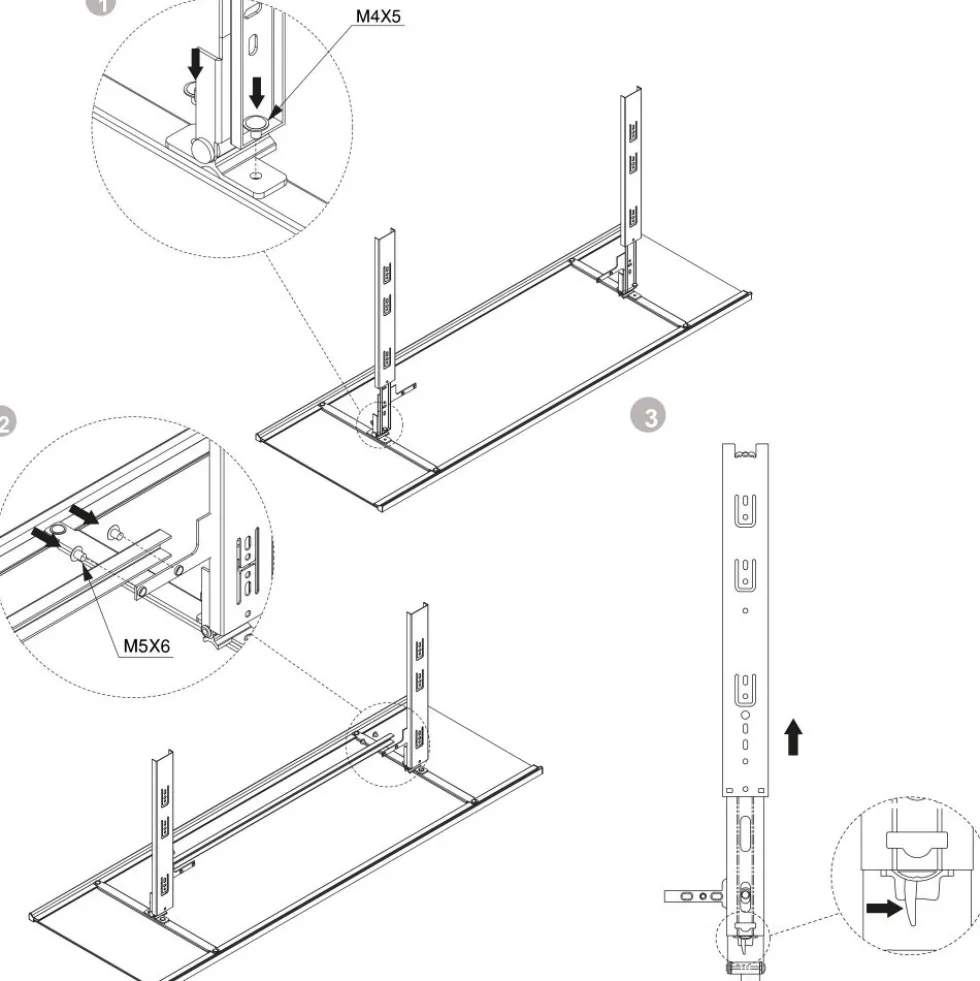 Miroir extractible pour armoire EMUCA