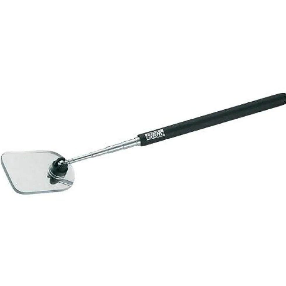 Miroir pivotant sur 180° avec manche télescopique 210 à 700 mm SAM OUTILLAGE