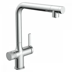 Mitigeur cuisine à eau gazeuse avec refroidissement et filtration - chromé - AQUASTAR PREMIUM SCHÜTTE