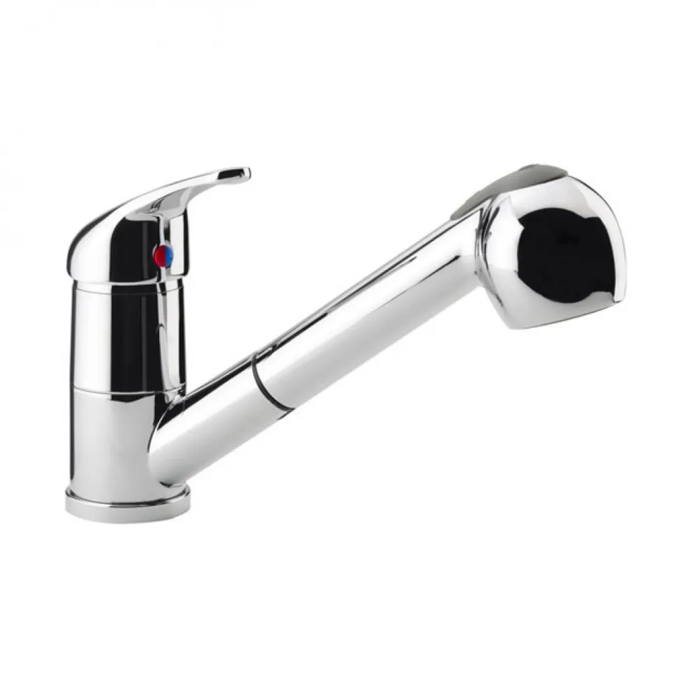 Mitigeur cuisine NF - monotrou - avec douchette extractible KRAMER