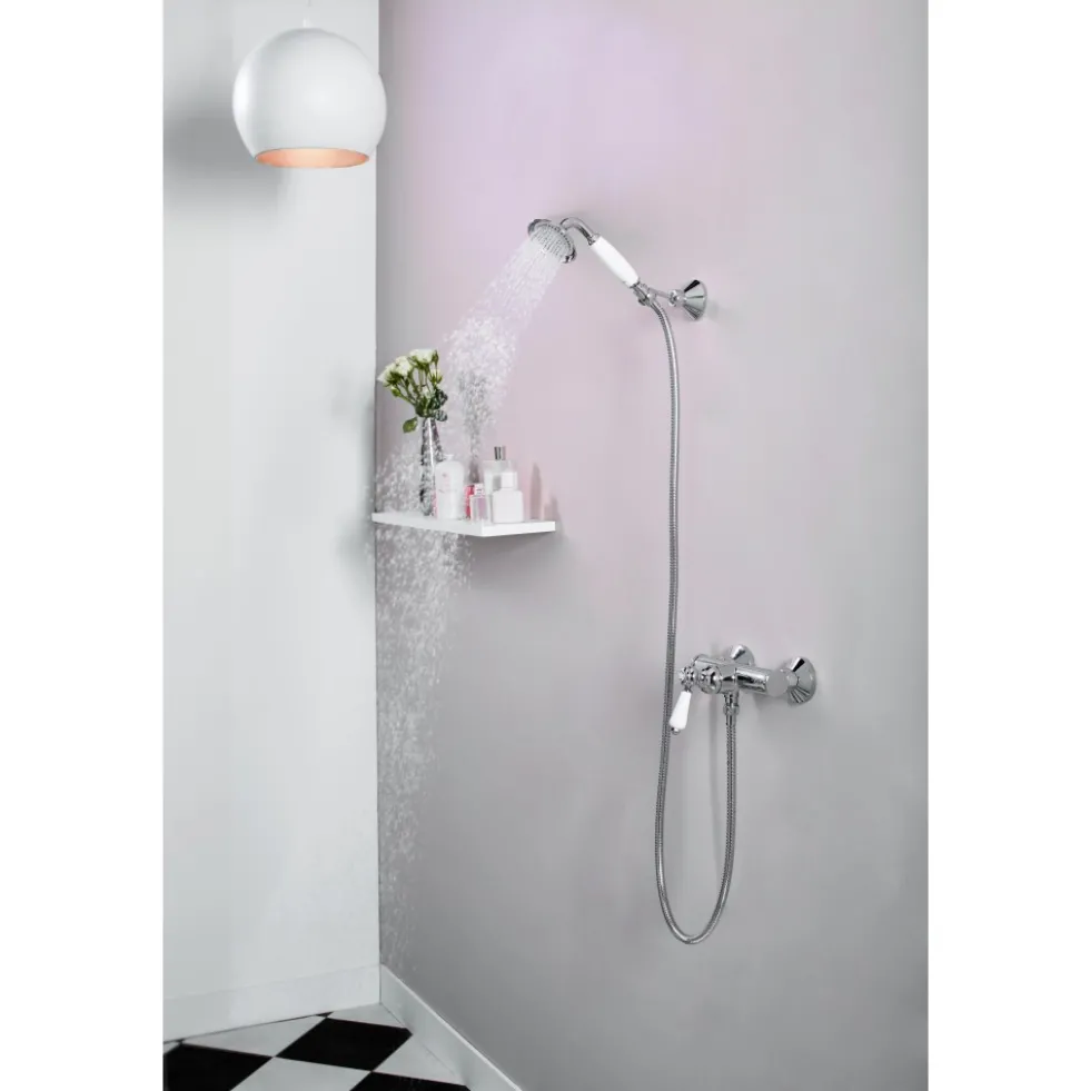 Mitigeur de douche rétro - chromé - Louise JACOB DELAFON