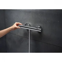 Mitigeur de douche thermostatique Ecostat Fine chromé HANSGROHE