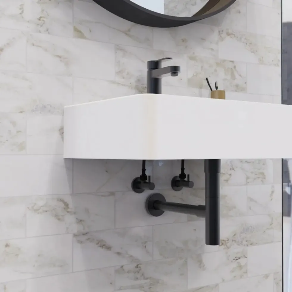 Mitigeur de lavabo graphite mat avec vidage - Elephant SCHÜTTE
