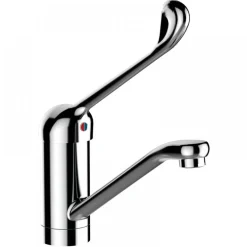 Mitigeur de lavabo hospitalier avec levier médical MODUL'MIX SANIFIRST