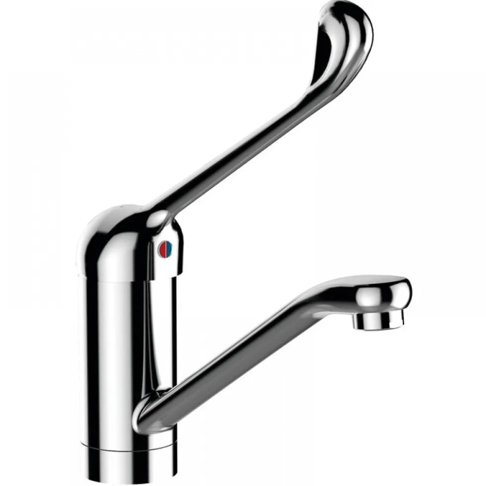 Mitigeur de lavabo hospitalier avec levier médical MODUL'MIX SANIFIRST
