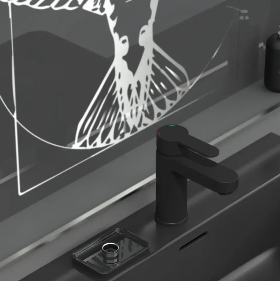 Mitigeur de lavabo noir mat avec vidage - Elephant SCHÜTTE