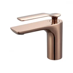 Mitigeur de lavabo sur plage design - rose gold - Addict PAINI