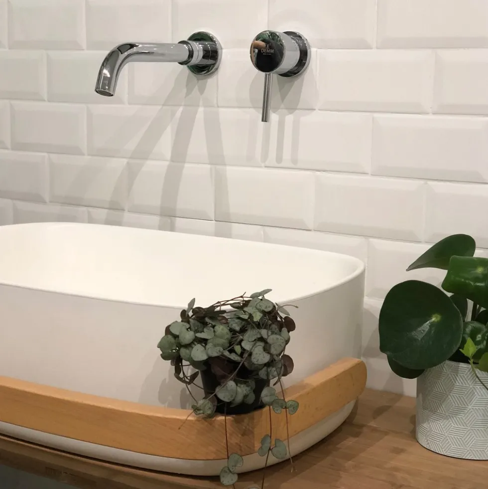 Mitigeur lavabo encastrable - laiton - chromé - NEMO KRAMER