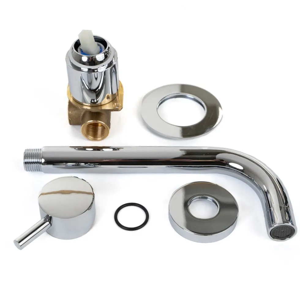 Mitigeur lavabo encastrable - laiton - chromé - NEMO KRAMER
