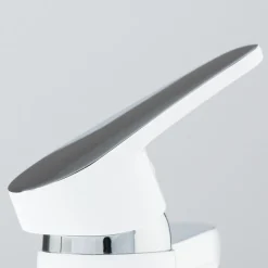 Mitigeur monocommande - lavabo - blanc et chromé - Alaska SCHÜTTE