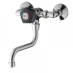 Mitigeur monocommande temporisé pour lavabo mural - Presto 35808 PRESTO