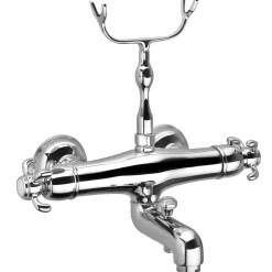 Mitigeur thermostatique bain douche rétro - mural - Tiffany PAINI