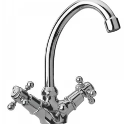 Mélangeur de lavabo - bec arrondi mobile - Néo Classique Tiffany PAINI