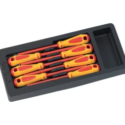 Module ABS 1/3 de 7 tournevis isolés 1000V Samsoforce - Fente et Phillips SAM OUTILLAGE