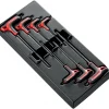 Module de 7 clés mâles poignée en P Torx FACOM