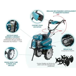 Motoculteur à essence KS 7HP-950S KONNER & SOHNEN