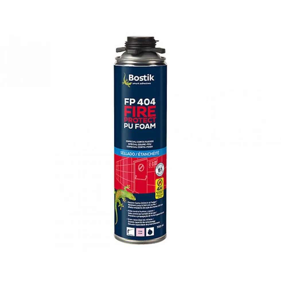 Mousse polyuréthane coupe-feu - pistolable - PU FP 404 - 700 ml BOSTIK