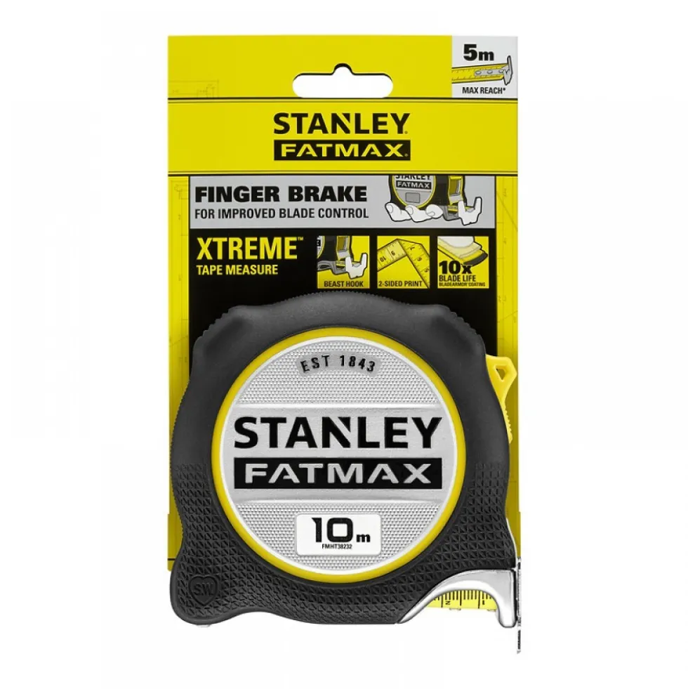 Mètre ruban Blade Armor - 10 m x 32 mm - Fatmax pro STANLEY