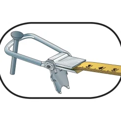 Mètre ruban mesure longue - ruban en fibre de verre gradué recto verso SAM OUTILLAGE