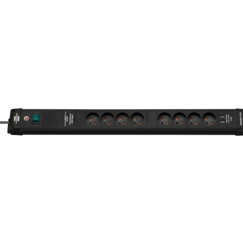 Multiprise avec ports USB et parasurtenseur - Premium-Line BRENNENSTUHL