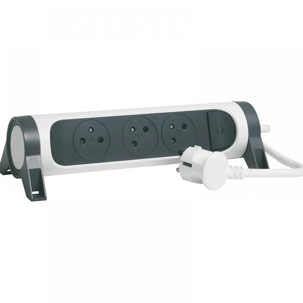 Multiprise pivotante avec interrupteur - cordon 1,5m LEGRAND