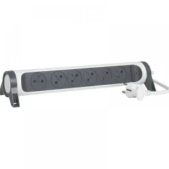 Multiprise pivotante avec interrupteur- cordon 3m - Confort LEGRAND