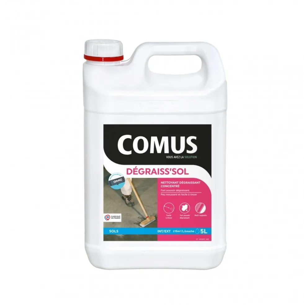 Nettoyant dégraissant concentré - 5 litres - Degraiss'sol COMUS
