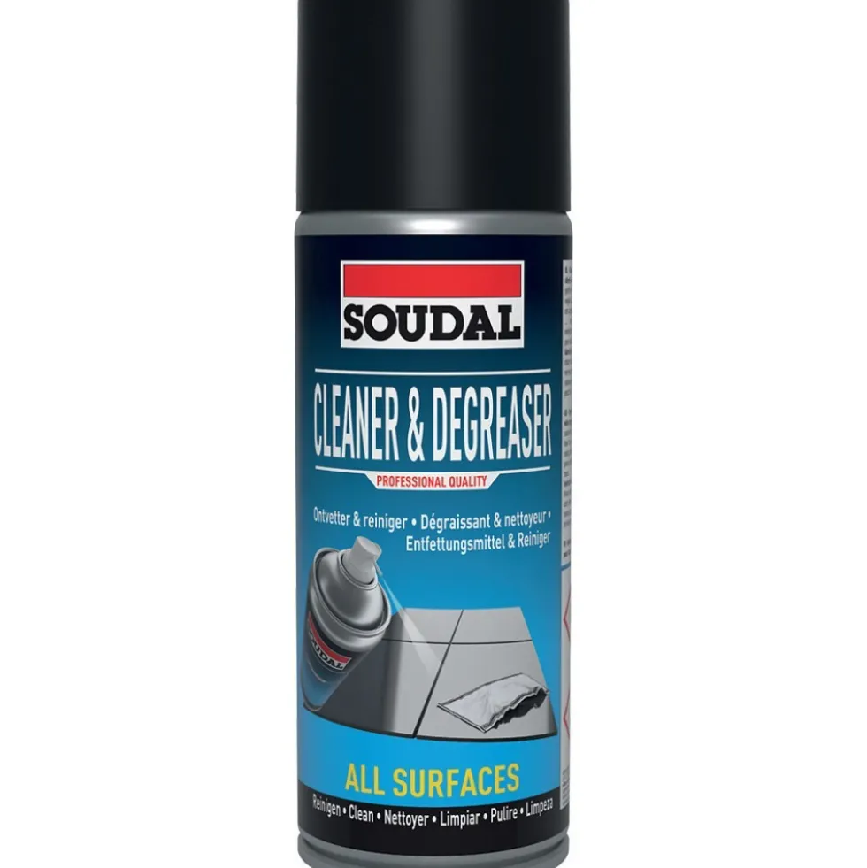 Nettoyant surfaces Cleaner & Degreaseur avant mastic et colle - 400 mL SOUDAL