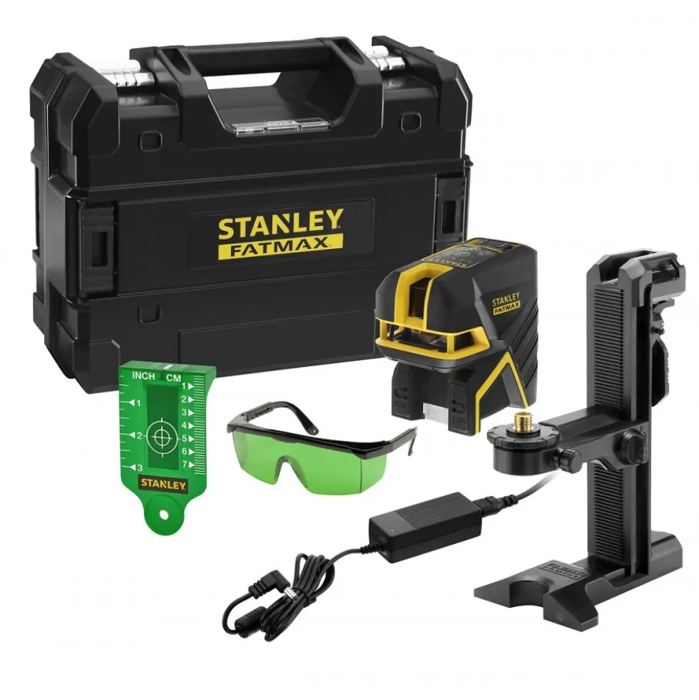 Niveau laser croix + 5 points - vert Fatmax - SCPG5- FMHT77598-1 STANLEY