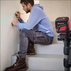 Niveau laser croix - portée 16 mètres - TC-LL 2 G EINHELL