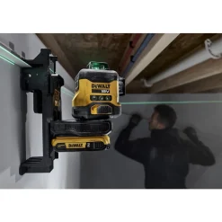 Niveau laser multilignes 3x360° compact XR 18V 2Ah Li-Ion - verts DCLE34031D1-QW DEWALT