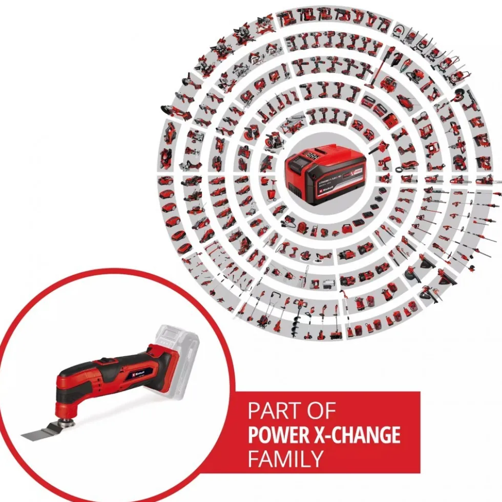 Outil multifonctions TG-MG 18 Li-Solo - Power X-Change EINHELL