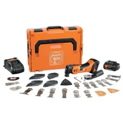 Outil oscillant Multimaster sans fil AMM 700 MAX TOP 18V 4Ah AS avec accessoires-2 batteries et 1 chargeur dans un coffret L-BOXX 136 FEIN