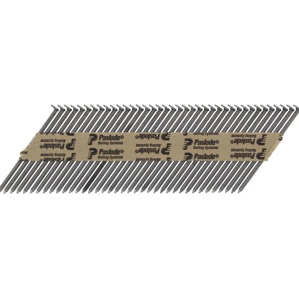 Pack clous crantés pour cloueur à gaz - diamètre 2,8 mm - par 3750 PASLODE
