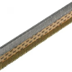 Pack 2000 clous lisses en bande D34° 3,1x90 mm + 2 cartouches de gaz SENCO