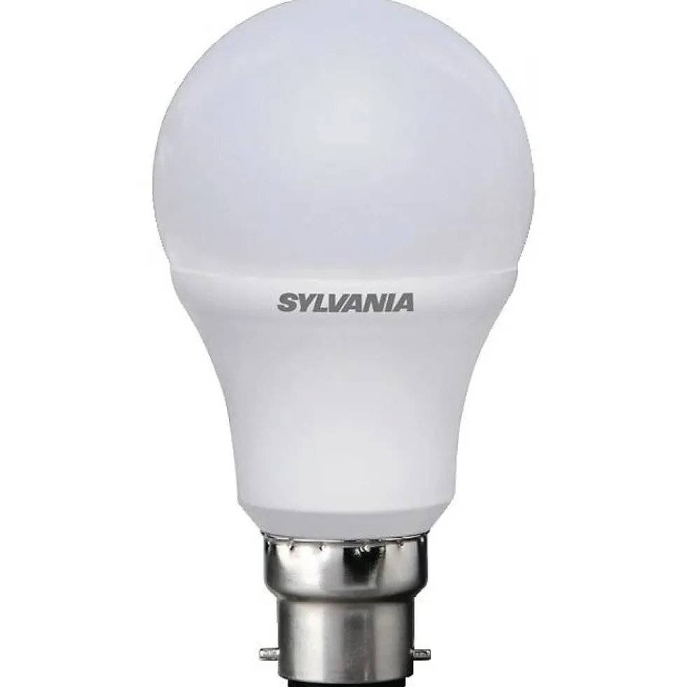 Pack de 4 Ampoules LED B22 8W A60 2700K SYLVANIA