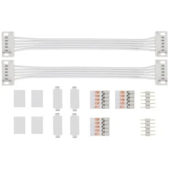 Pack de 2 connecteurs MaxLED - 100x19mm - max. 144W - blanc PAULMANN