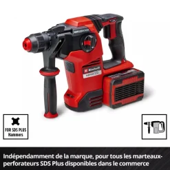 Pack de 7 forets SDS Plus - diamètre 6/8/10/12/14 mm EINHELL
