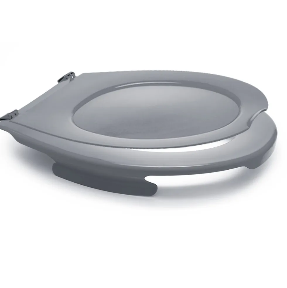 Pack Lunette et Abattant WC clipsable - Gris PAPADO