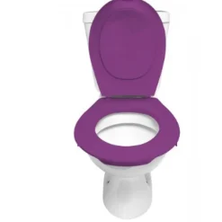 Pack Lunette et Abattant WC clipsable - Violet PAPADO