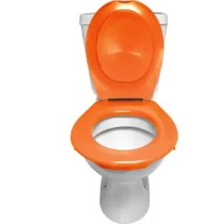 Pack Lunette et Abattant WC clipsable - Orange PAPADO