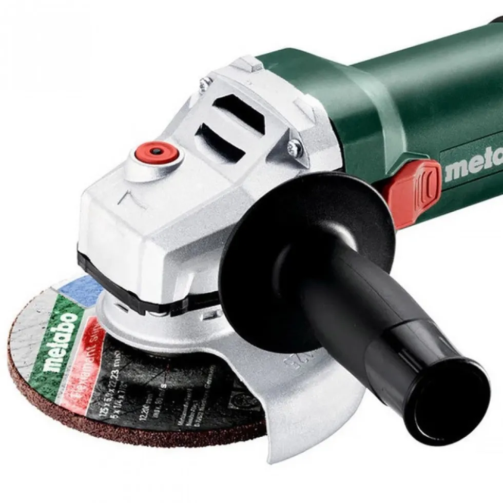 Pack meuleuse d'angle WQ 1100W-Diamètre 125mm + 2 disques + coffret -610035510 METABO