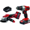 Pack perceuse visseuse + meuleuse d'angle TE-TK 18 Li - Power X-Change EINHELL