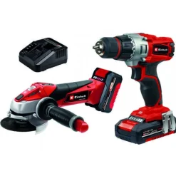 Pack perceuse visseuse + meuleuse d'angle TE-TK 18 Li - Power X-Change EINHELL