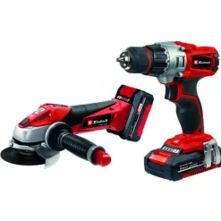 Pack perceuse visseuse + meuleuse d'angle TE-TK 18 Li - Power X-Change EINHELL